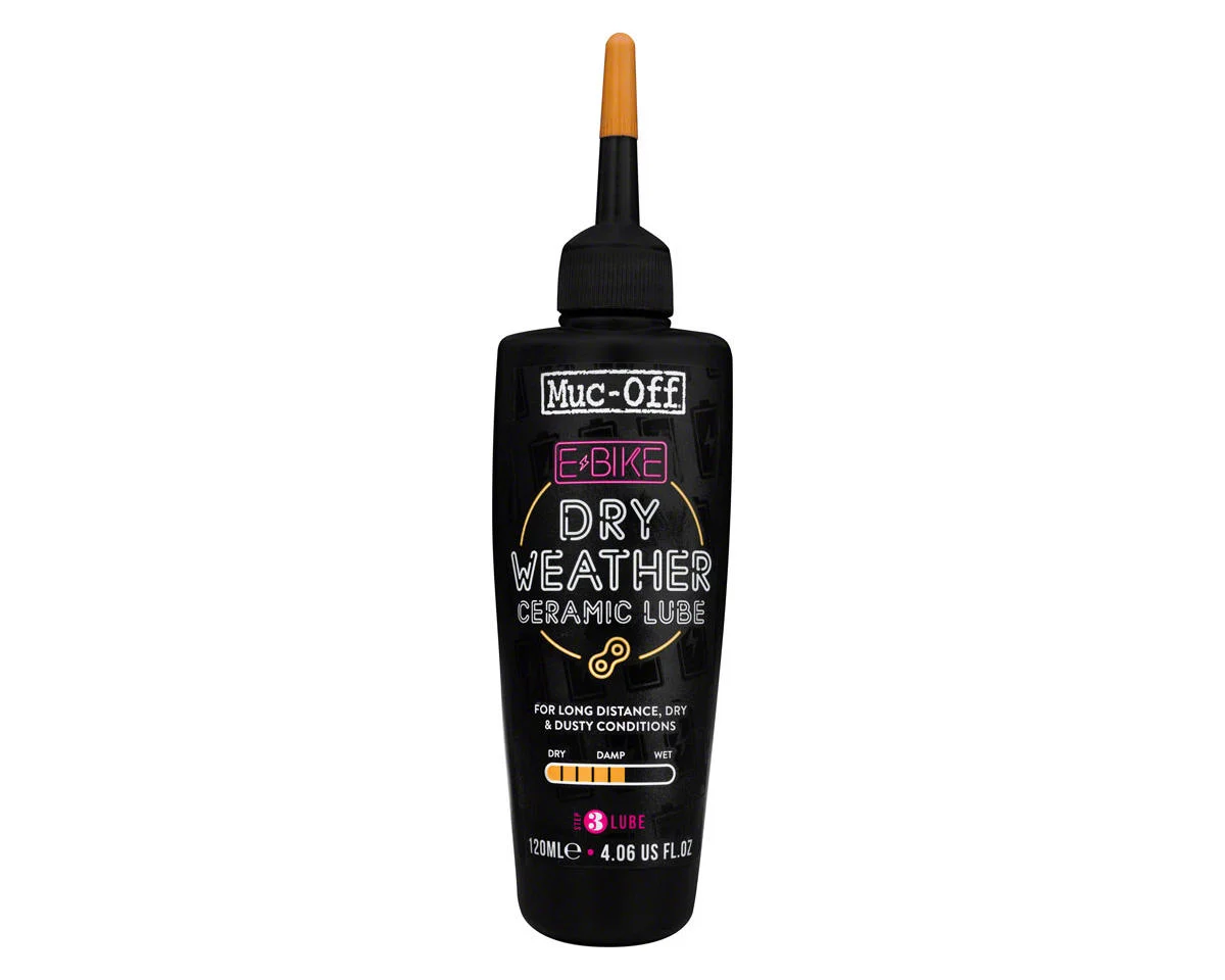 Muc-Off E-Bike Dry Weather Ceramic Chain Lube (120ml)